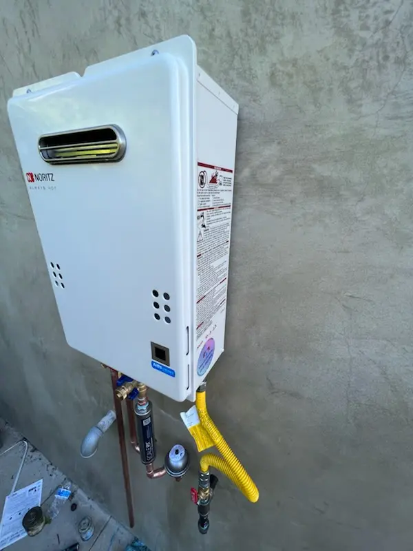 Tankless water heater installation for Shadetown homes